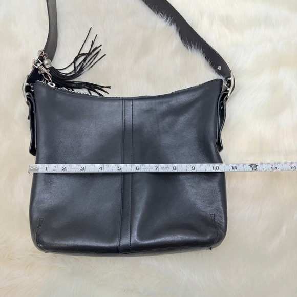 Coach | Vintage Leather Hobo Crossbody in Black - 9362 - Picture 6 of 9